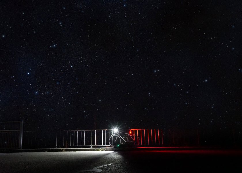 Cycling in the dark