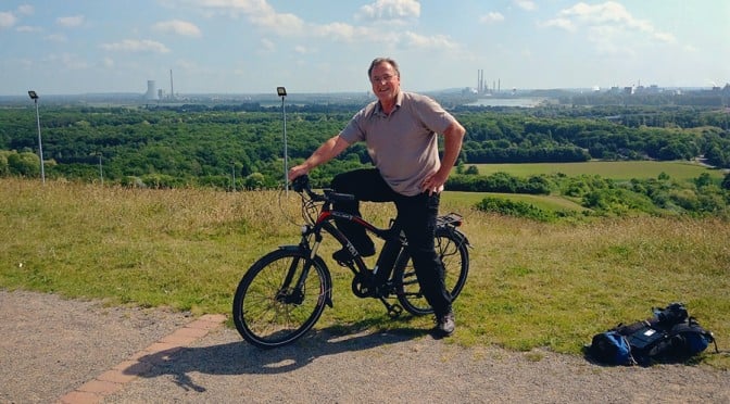 Tony Martin on his Volt Pulse X in Germany expedition