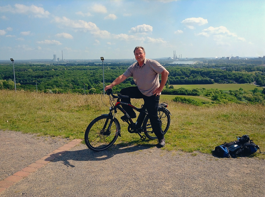 Tony Martin on his Volt Pulse X in Germany expedition
