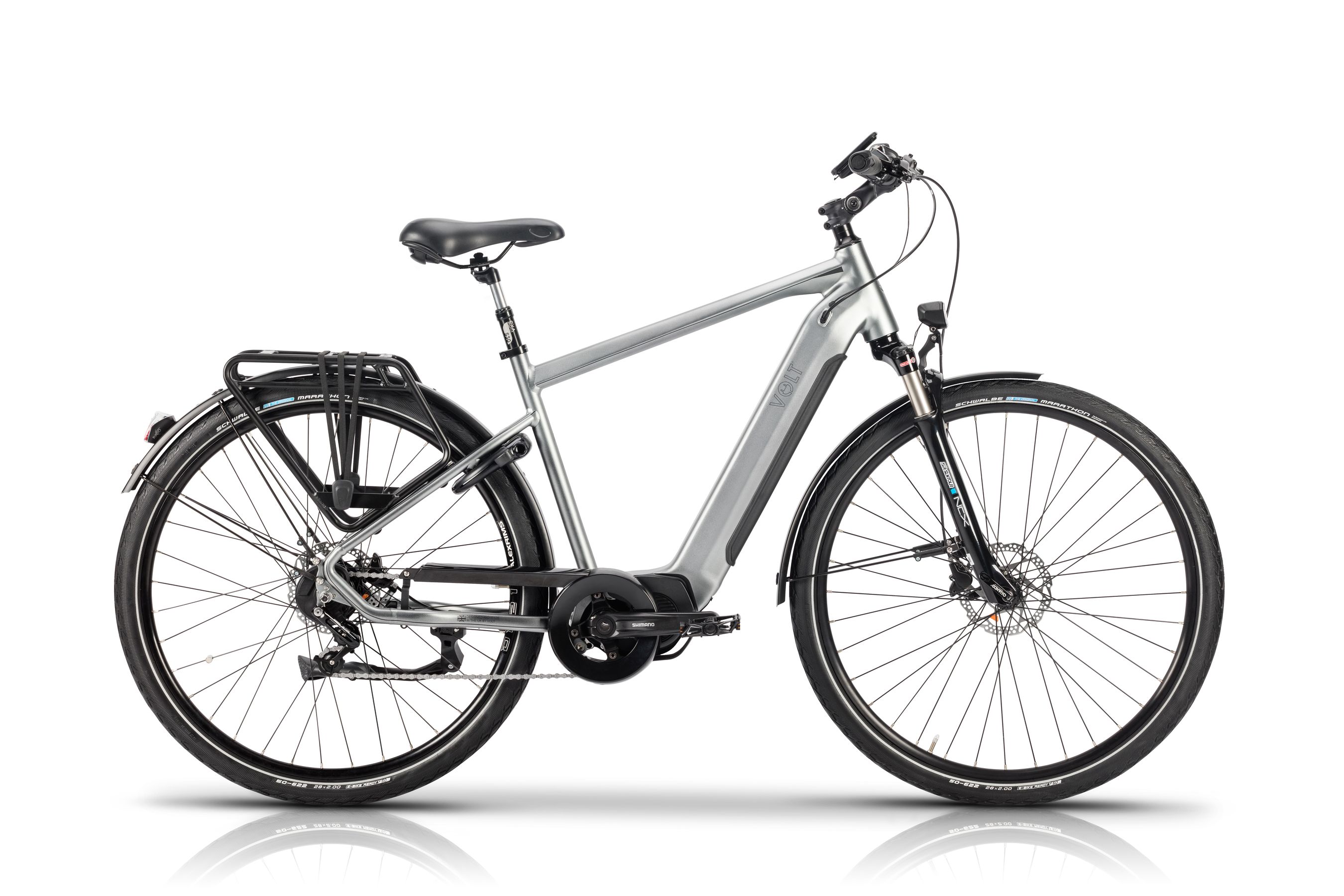 Volt Infinity Shimano STEPS e-bike straight studio photograph