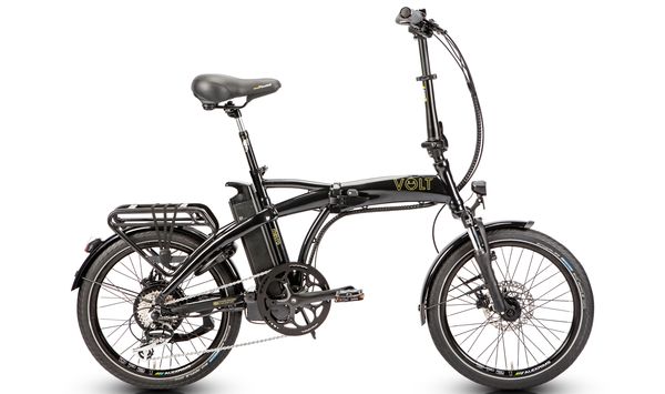 Volt Metro Folding E-bike (Black and White)