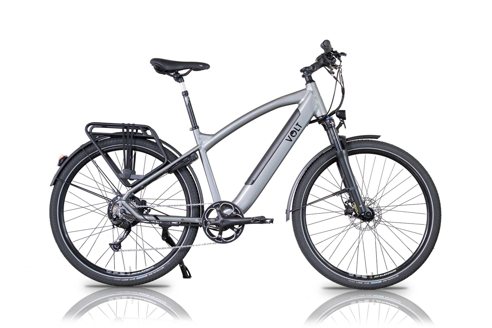 Volt Pulse Hybrid E-bike straight studio photograph